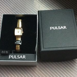 Gold Pulsar watch